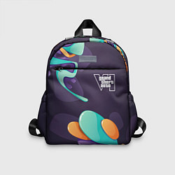 Детский рюкзак GTA6 graffity splash, цвет: 3D-принт