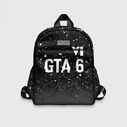 Детский рюкзак GTA 6 glitch на темном фоне посередине