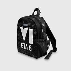 Детский рюкзак GTA 6 glitch на темном фоне, цвет: 3D-принт — фото 2