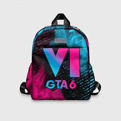 Детский рюкзак GTA 6 - neon gradient