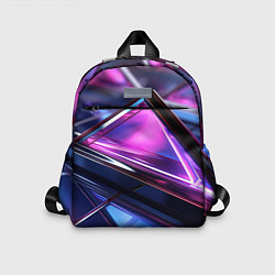 Детский рюкзак Фиолетовые абстрактные треугольники