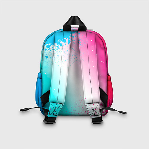 Детский рюкзак GTA6 neon gradient style / 3D-принт – фото 2
