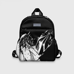 Детский рюкзак Берсерк Гатс в чёрных доспехах, цвет: 3D-принт