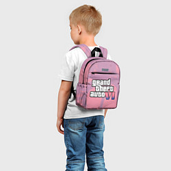 Детский рюкзак GTA 6 pink, цвет: 3D-принт — фото 2