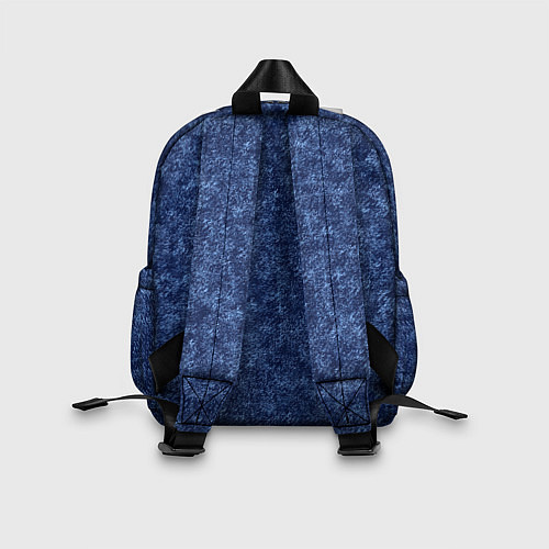 Детский рюкзак Джинсовый цвет текстура / 3D-принт – фото 2