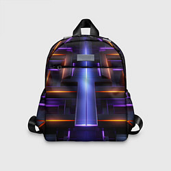 Детский рюкзак Объемная неоновая конструкция, цвет: 3D-принт