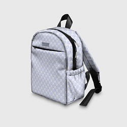 Детский рюкзак Бело-сиреневый звёздочки, цвет: 3D-принт — фото 2