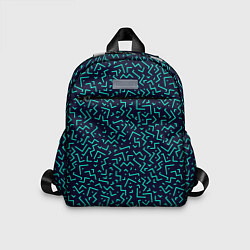 Детский рюкзак Neon stripes, цвет: 3D-принт
