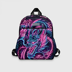 Детский рюкзак Neon Japanese dragon - irezumi, цвет: 3D-принт