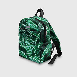 Детский рюкзак Неоновый дракон - ирезуми, цвет: 3D-принт — фото 2