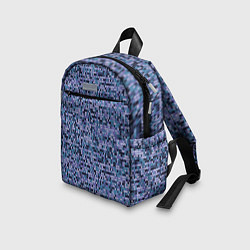 Детский рюкзак Синий узор вязанного трикотажного полотна, цвет: 3D-принт — фото 2