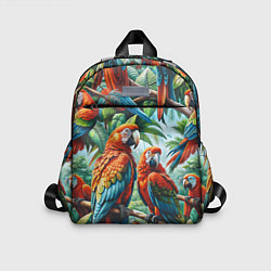 Детский рюкзак Попугаи Ара - тропики джунгли