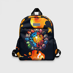 Детский рюкзак Символы покемона