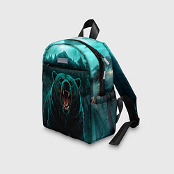 Детский рюкзак Царь тайги - медведь молнии, цвет: 3D-принт — фото 2