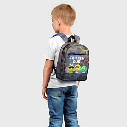 Детский рюкзак Чикен Ган - граффити, цвет: 3D-принт — фото 2