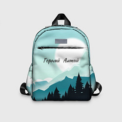 Детский рюкзак Горный Алтай пейзаж, цвет: 3D-принт