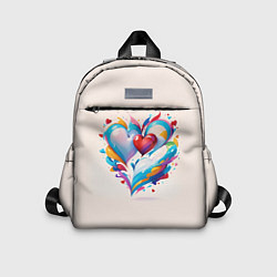 Детский рюкзак Пара сердец, цвет: 3D-принт