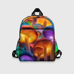 Детский рюкзак Неоновые светящиеся грибы