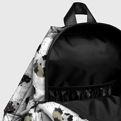 Детский рюкзак Брызги и капли в форме сердечки, цвет: 3D-принт — фото 2