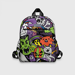 Детский рюкзак Страшно веселые монстры, цвет: 3D-принт