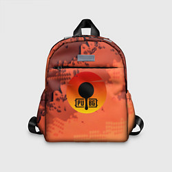 Детский рюкзак PUBG game orange, цвет: 3D-принт