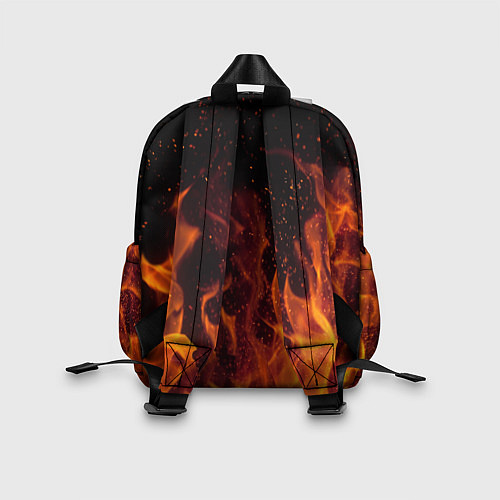 Детский рюкзак Ведьмак и пламя / 3D-принт – фото 2