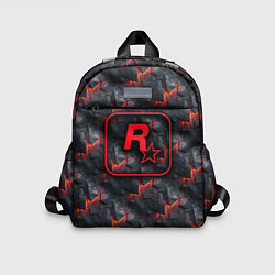 Детский рюкзак Rockstar - glow rifts, цвет: 3D-принт