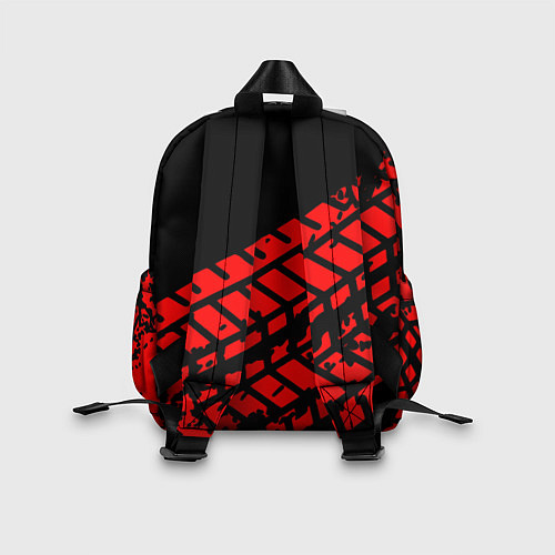 Детский рюкзак AUDI краски текстура шины / 3D-принт – фото 2