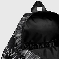 Детский рюкзак Черно-белые завитки, цвет: 3D-принт — фото 2