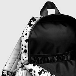 Детский рюкзак Deathloop чёрные краски, цвет: 3D-принт — фото 2