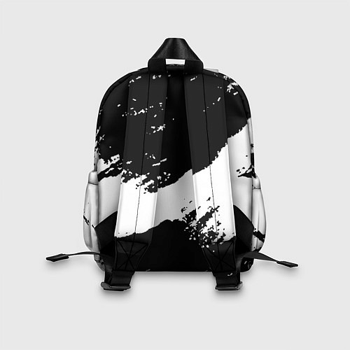 Детский рюкзак Чёрнобелые краски / 3D-принт – фото 2