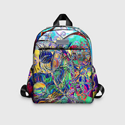 Детский рюкзак Сплетенные круги Инь Ян, цвет: 3D-принт