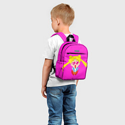 Детский рюкзак Банни Цукино - Сейлор мун парная, цвет: 3D-принт — фото 2