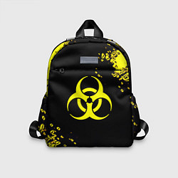 Детский рюкзак Знак биологической опасности краски
