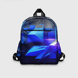 Детский рюкзак Black blue background abstract