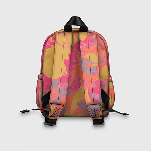 Детский рюкзак Цветной яркий камуфляж / 3D-принт – фото 2