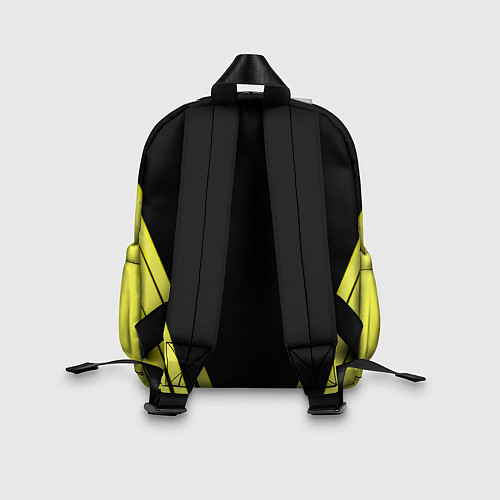 Детский рюкзак Borussia geometry yellow / 3D-принт – фото 2