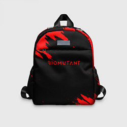 Детский рюкзак Биомутант краски красные