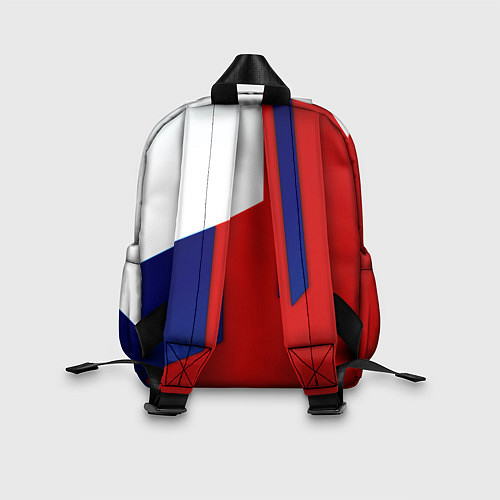 Детский рюкзак Спортивная текстура герб России / 3D-принт – фото 2