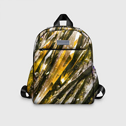 Детский рюкзак Драгоценные кристаллы жёлтые, цвет: 3D-принт
