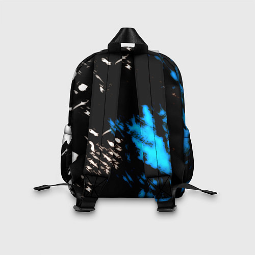 Детский рюкзак Linkin park холодные краски / 3D-принт – фото 2