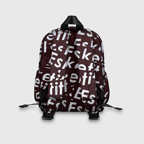Детский рюкзак Esskeetit logo pattern / 3D-принт – фото 2
