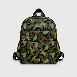 Детский рюкзак Разные птицы - камуфляж, цвет: 3D-принт