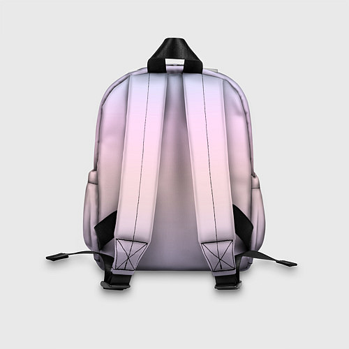 Детский рюкзак Нежный градиент сиреневый персиковый / 3D-принт – фото 2