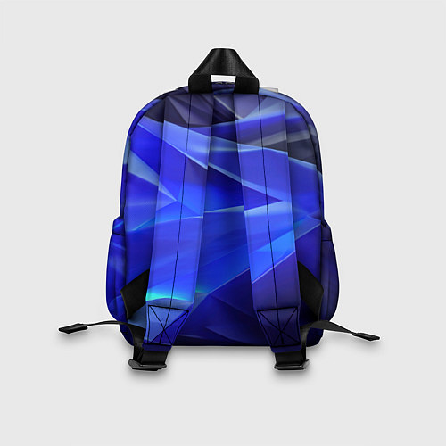 Детский рюкзак Black and blue abstract background sport style / 3D-принт – фото 2