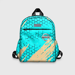 Детский рюкзак Nissan текстура краски, цвет: 3D-принт