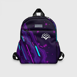 Детский рюкзак Warframe neon gaming, цвет: 3D-принт