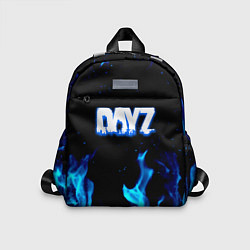 Детский рюкзак Dayz синий огонь лого