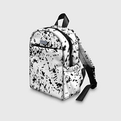 Детский рюкзак Белый с чёрными пятнышками, цвет: 3D-принт — фото 2