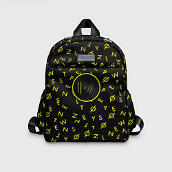 Детский рюкзак Twenty one pilots pattern rock yellow, цвет: 3D-принт